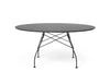 Glossy XXL Outdoor Round Table - Stoneware-Kartell-Space Furniture SG