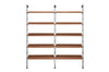 Adam Wood Bookcase - 10 Shelves - 3 Struts-Kartell-Space Furniture SG