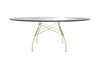 Glossy Oval Table - Glass-Kartell-Space Furniture SG