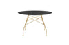 Glossy Small Round Table - Stoneware-Kartell-Space Furniture SG