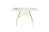 Glossy Small Square Table - Stoneware-Kartell-Space Furniture SG