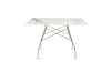 Glossy Small Square Table - Stoneware-Kartell-Space Furniture SG
