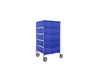 Mobil Chest of Drawers - 5 Containers - Wheels-Kartell-Space Furniture SG