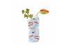Paper Vase Cover Small - Blue Fish-Pepe Heykoop-Space Furniture SG