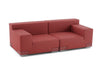 Plastics Tech Fabric 2 Seat Sofa-Kartell-Space Furniture SG
