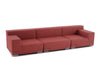 Plastics Tech Fabric 3 Seat Sofa-Kartell-Space Furniture SG