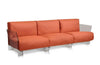 Pop Outdoor 3 Seat Sofa - Ikon Fabric-Kartell-Space Furniture SG