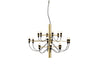 2097/18 Frosted Bulbs Suspension Lamp
