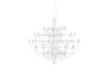 2097/50 Frosted Bulbs Suspension Lamp
