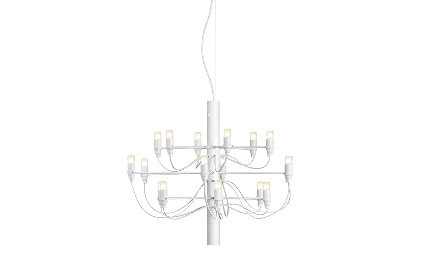 2097/18 Frosted Bulbs Suspension Lamp-Flos-Space Furniture SG
