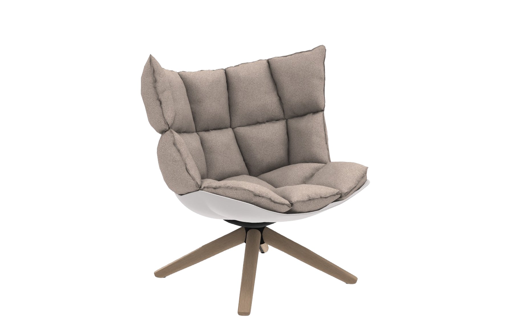 B B Italia Husk Swivel Armchair | Space Furniture