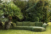 The Standard sofa upholstered in Alpine Green from the Every Stone Collection. Photography c/o Edra.
