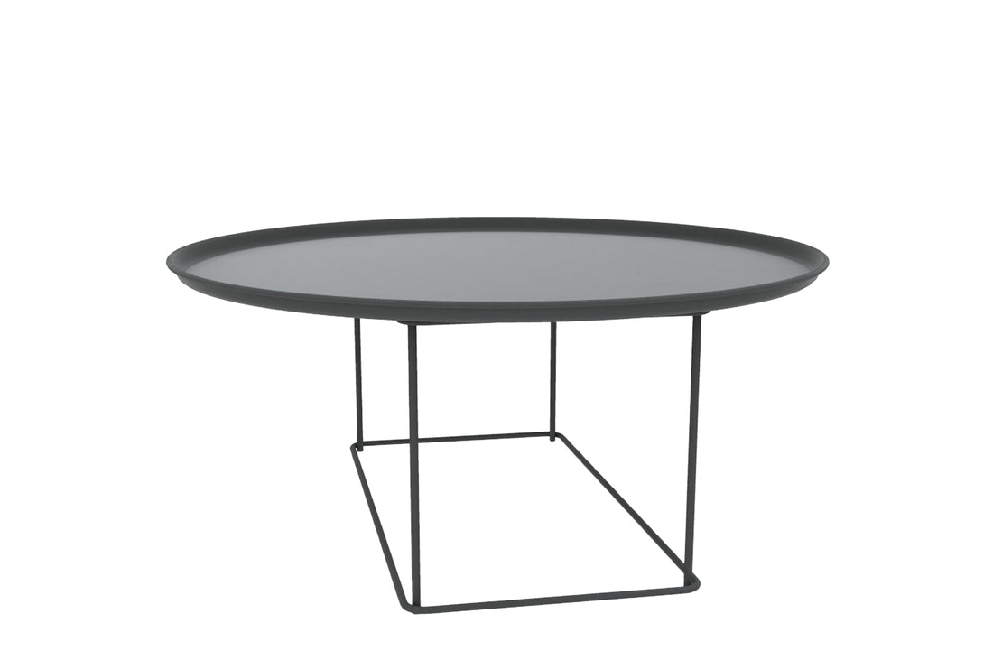 Round 92x39 cm / Anthracite Painted / Anthracite Painted