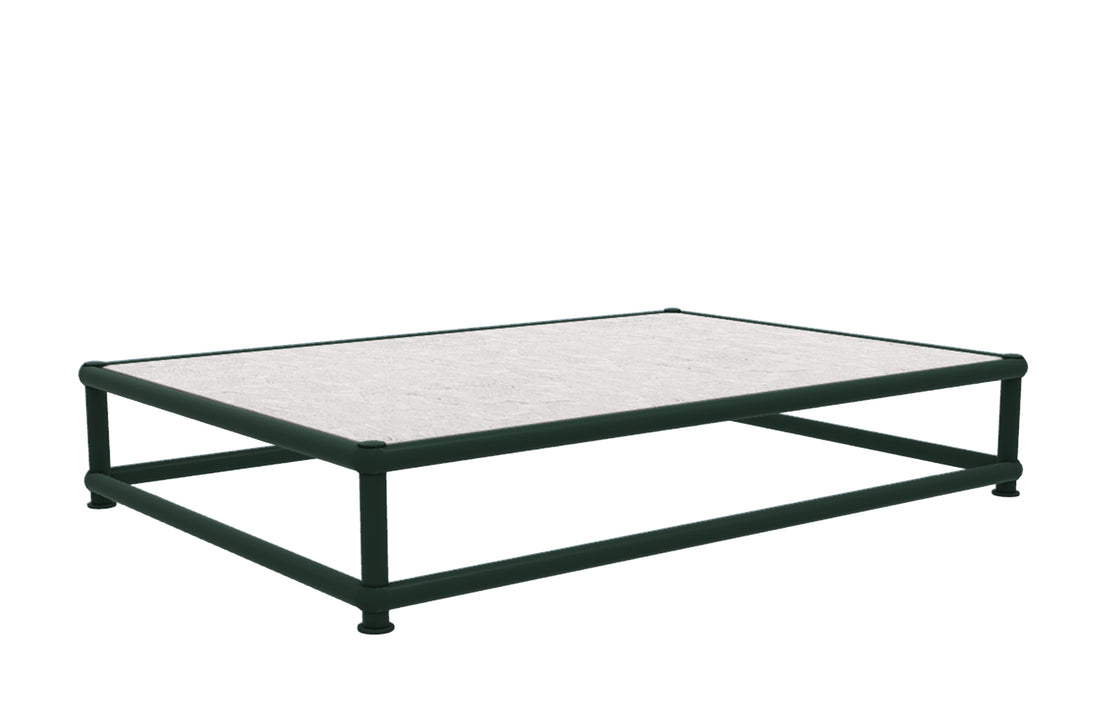 136x95 cm / Serpentine Stone / Semi-Glossy Forest Green Painted