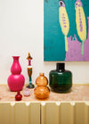 The owner is an avid art and ceramics collector with an eye for high colour and high contrast. Photo © Prue Ruscoe.
