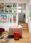 The Kartell Componibili Smile 2 Round Storage Unit was a key piece in the client's collection, and adds whimsy to the interior. Photo © Prue Ruscoe.
