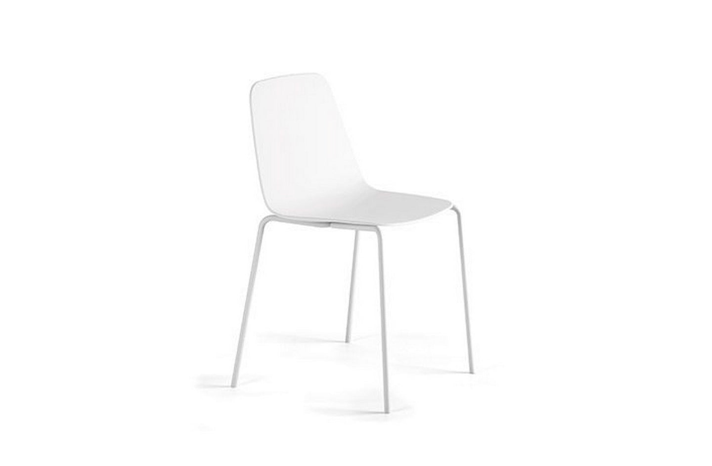 Maarten Plastic Chair - Four Metal Legs
