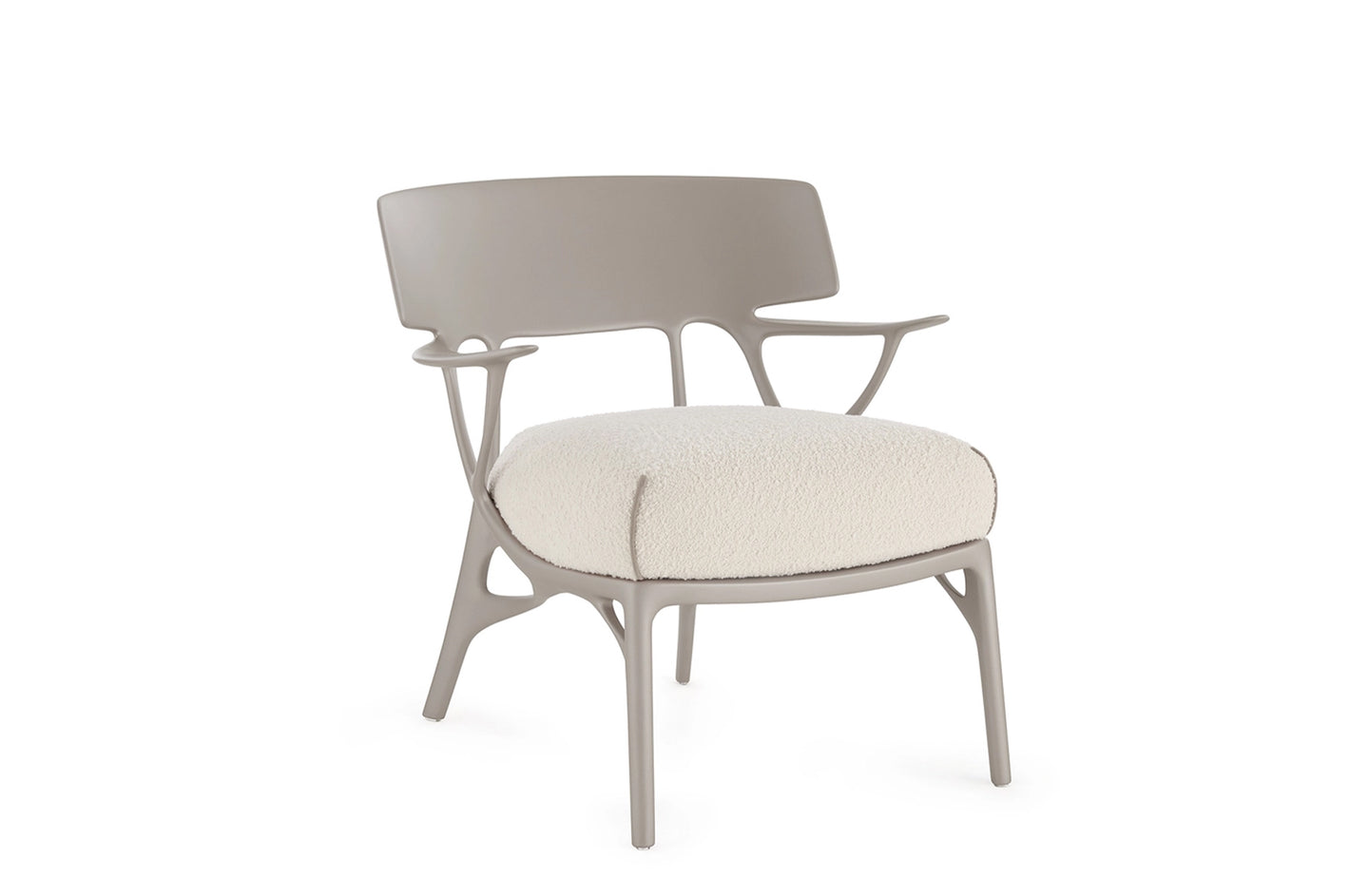 A.I. Lounge Armchair - Boucle Riccio-Kartell-Space Furniture SG
