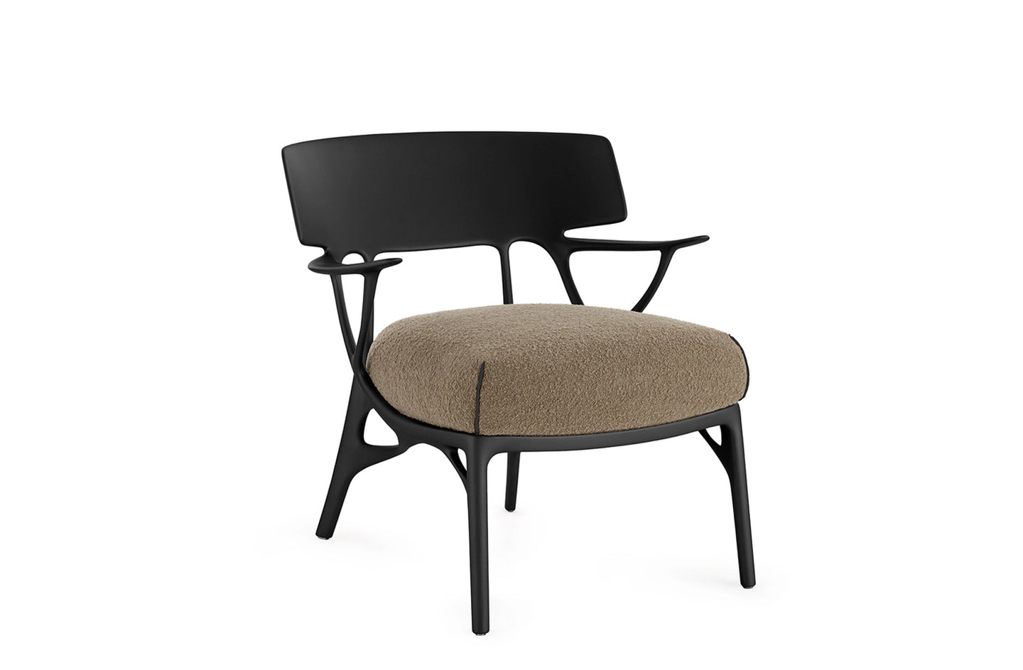 A.I. Lounge Armchair - Boucle Riccio-Kartell-Space Furniture SG
