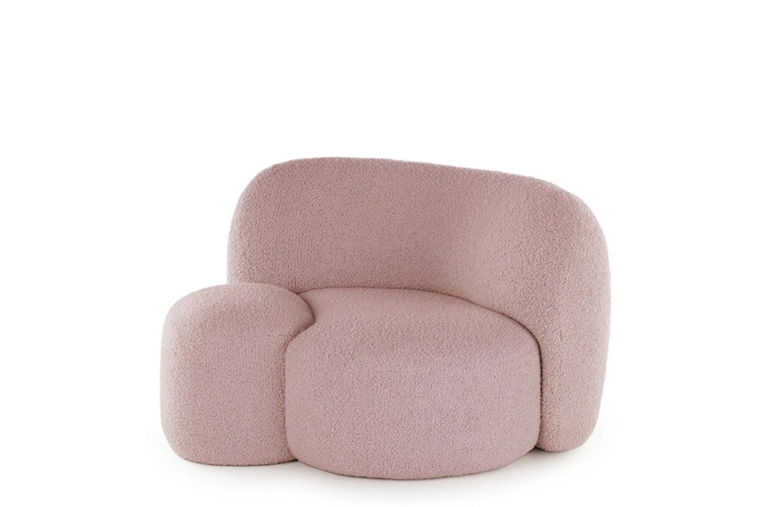 Right / BOUCLE NEW STRETCH Pink
