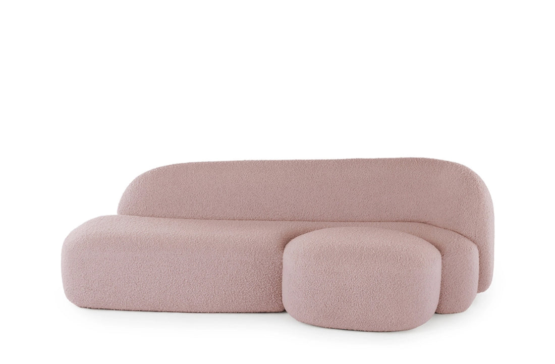 Left / BOUCLE NEW STRETCH Pink