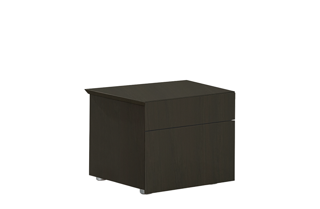 51x46.5x43 cm / Bedside Table with 2 Drawers 51 cm / Spessart Oak