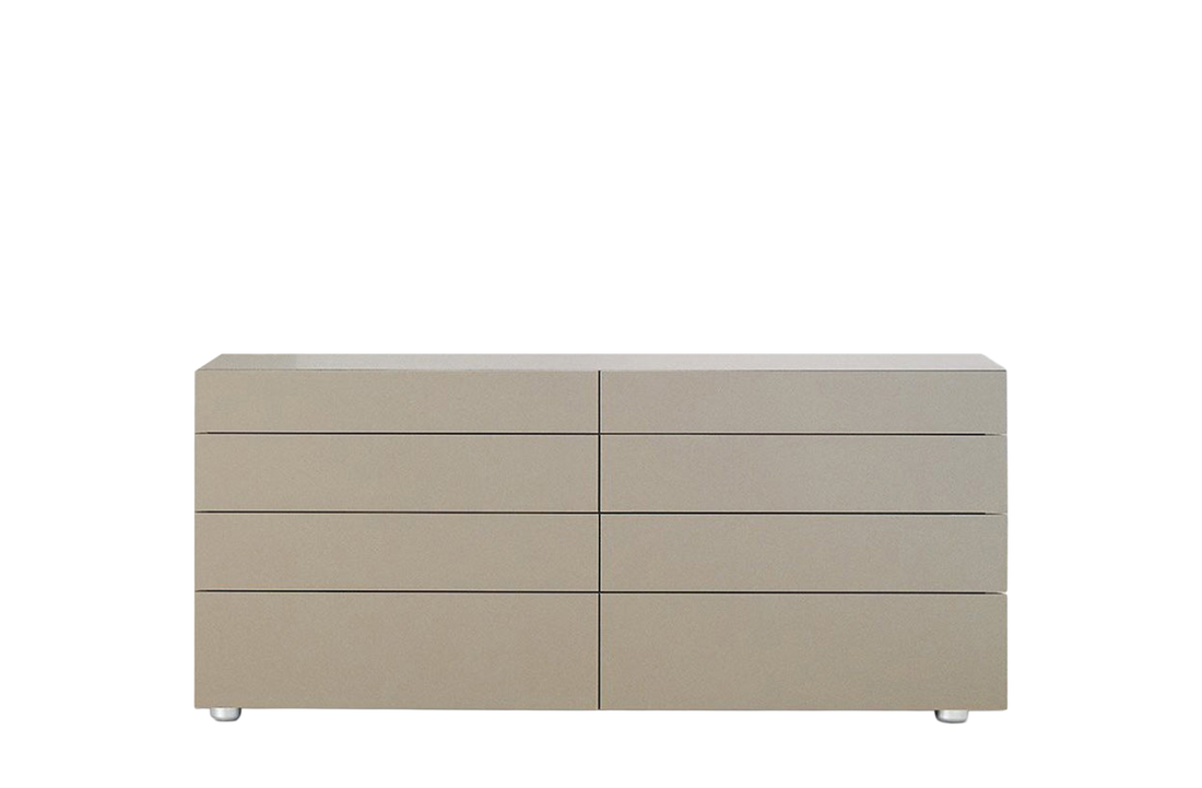 161.1x52.5x70 cm / Chest of 8 Drawers / Mat Lacquered Canapa