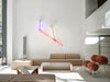 Acerbis Free System sofa, Napoleone coffee table, and Due Piu armchair.
