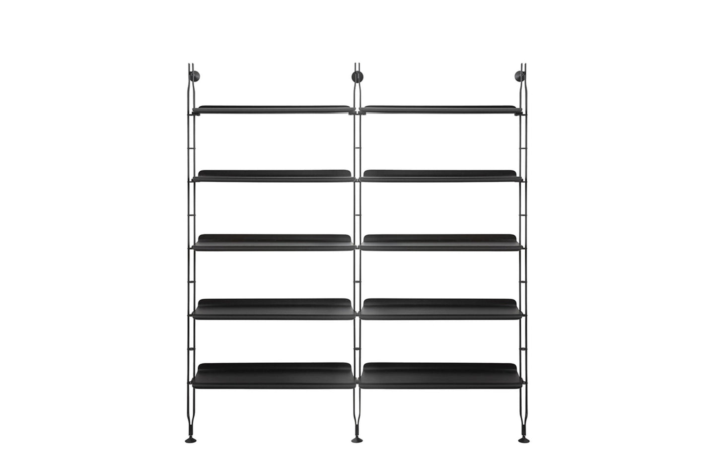 Adam Wood Bookcase - 10 Shelves - 3 Struts
