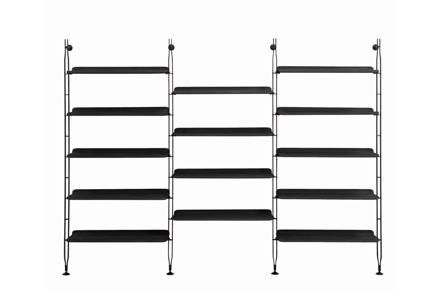 Adam Wood Bookcase - 14 Shelves - 4 Struts

