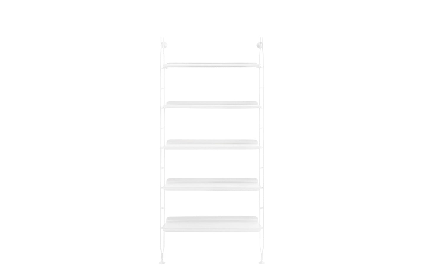 Adam Wood Bookcase - 5 Shelves - 2 Struts
