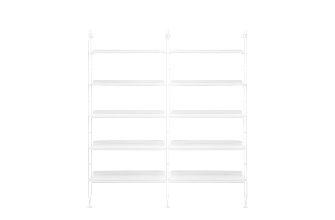 Slatted Ash White/White