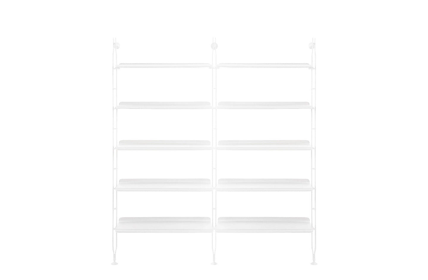 Adam Wood Bookcase - 10 Shelves - 3 Struts
