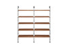 Adam Wood Bookcase - 10 Shelves - 3 Struts

