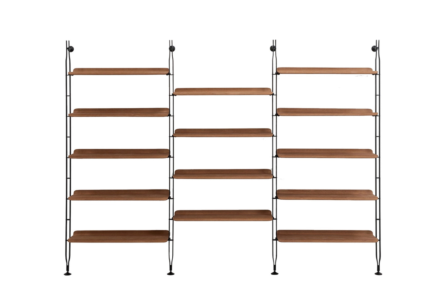 Adam Wood Bookcase - 14 Shelves - 4 Struts
