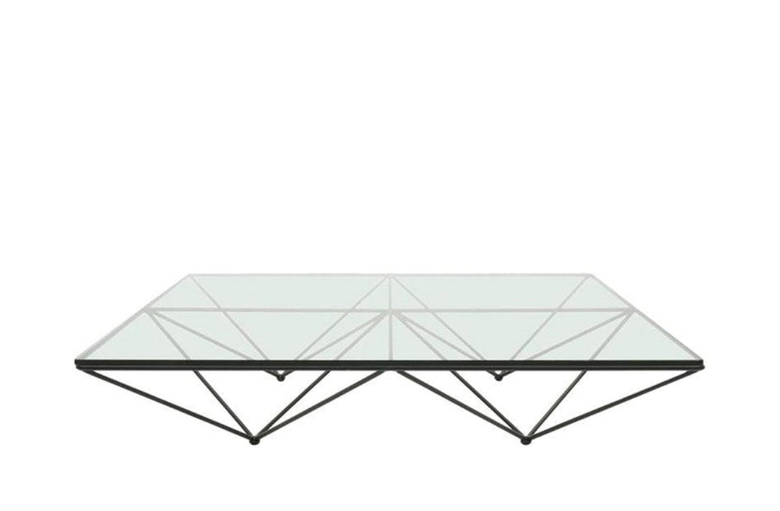Extra Light Glass / Glossy Black Painted Steel