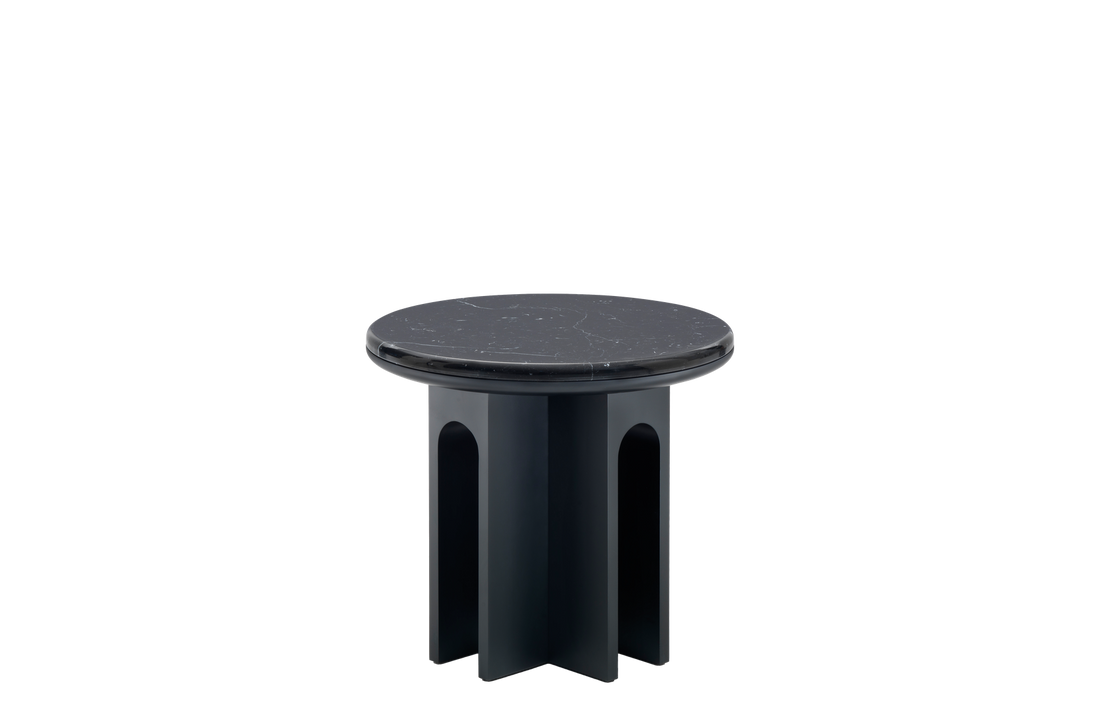 Black Marquinia Marble / Black Lacquered