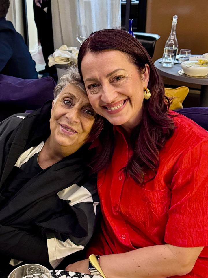 Designer Paola Navone with Dana Tomić Hughes. Photo c/o Space.
