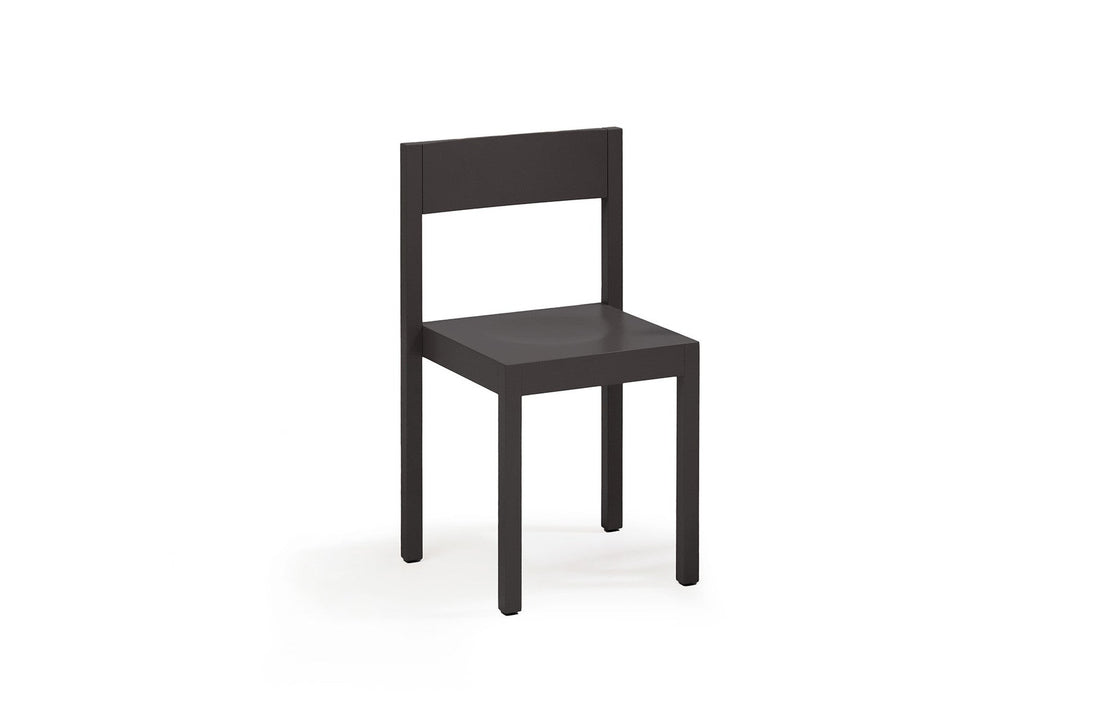 Nero Traffico Ral 9017 lacquered beechwood