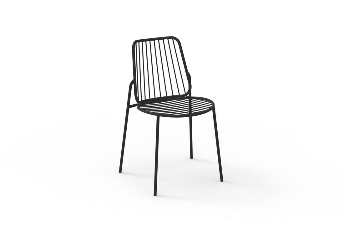 RAL 9017 Black lacquered metal