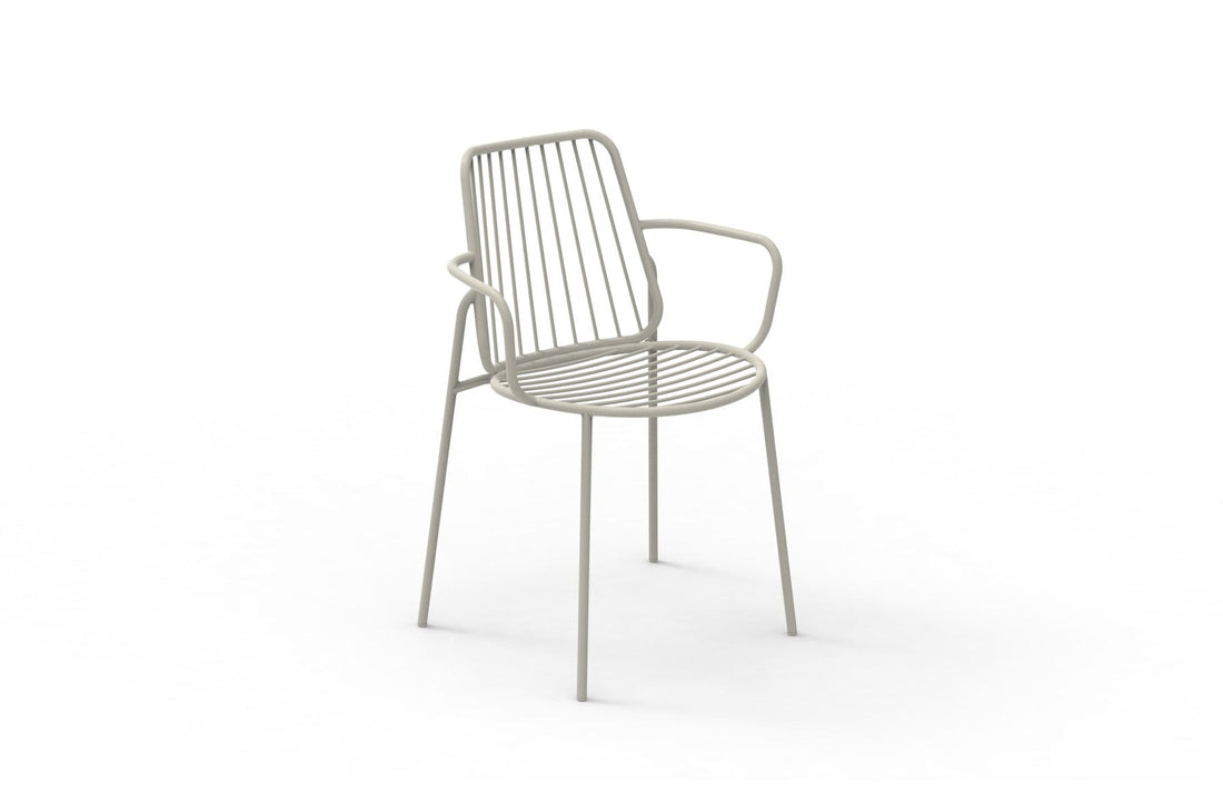 RAL 7044 Grey lacquered metal