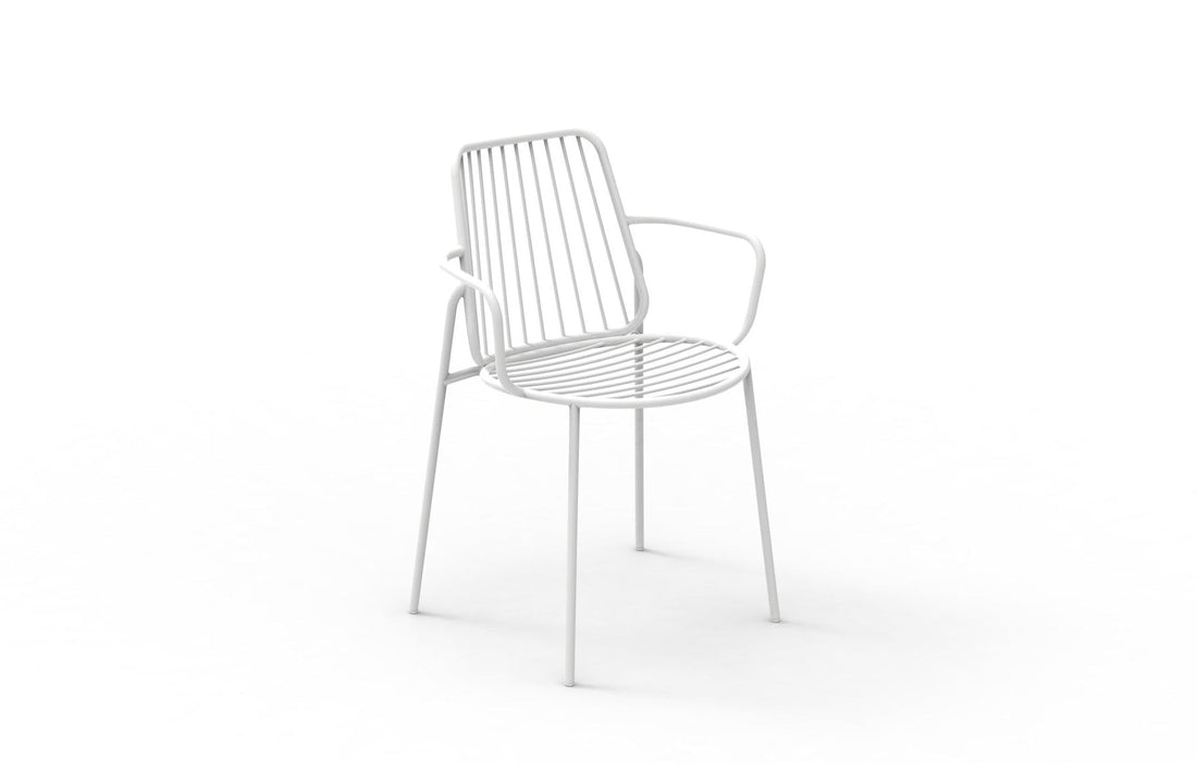 RAL 9016 White lacquered metal
