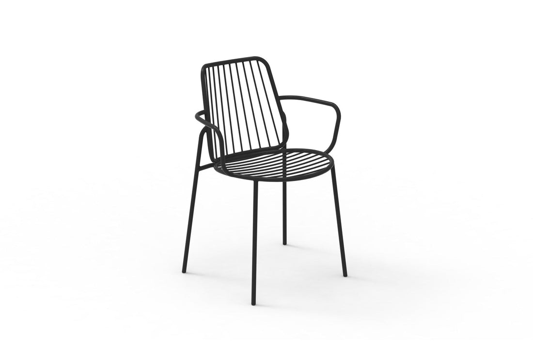RAL 9017 Black lacquered metal