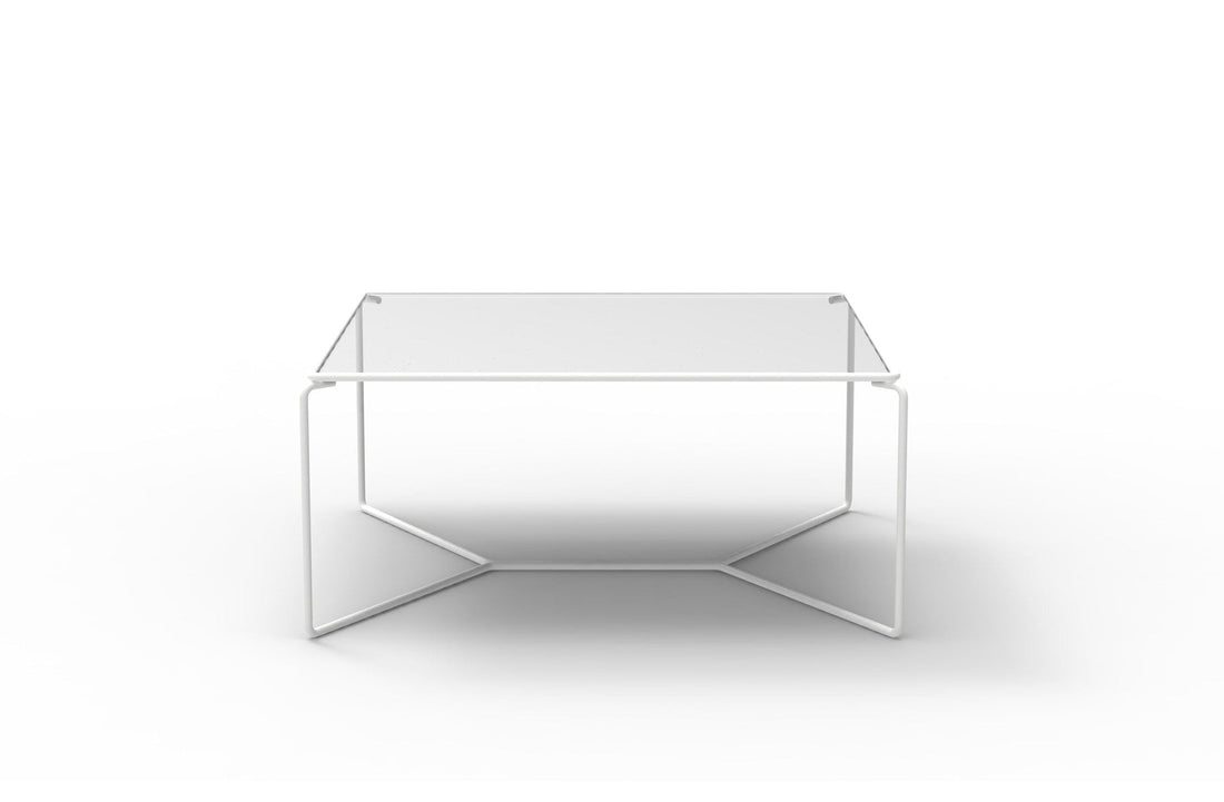 RAL 9016 White lacquered metal / Extra-Clear Glass