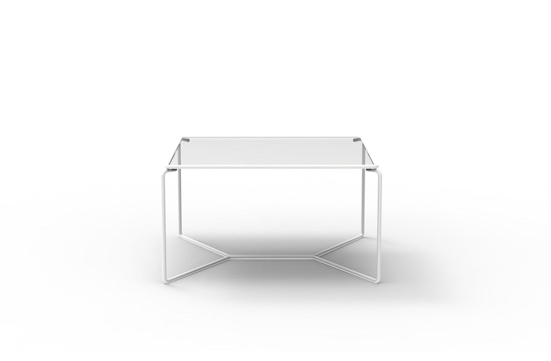 RAL 9016 White lacquered metal / Extra-Clear Glass
