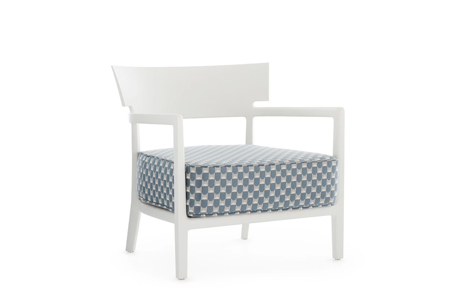 Cara Mat Outdoor Liberty Armchair - Obi Check-Kartell-Space Furniture SG
