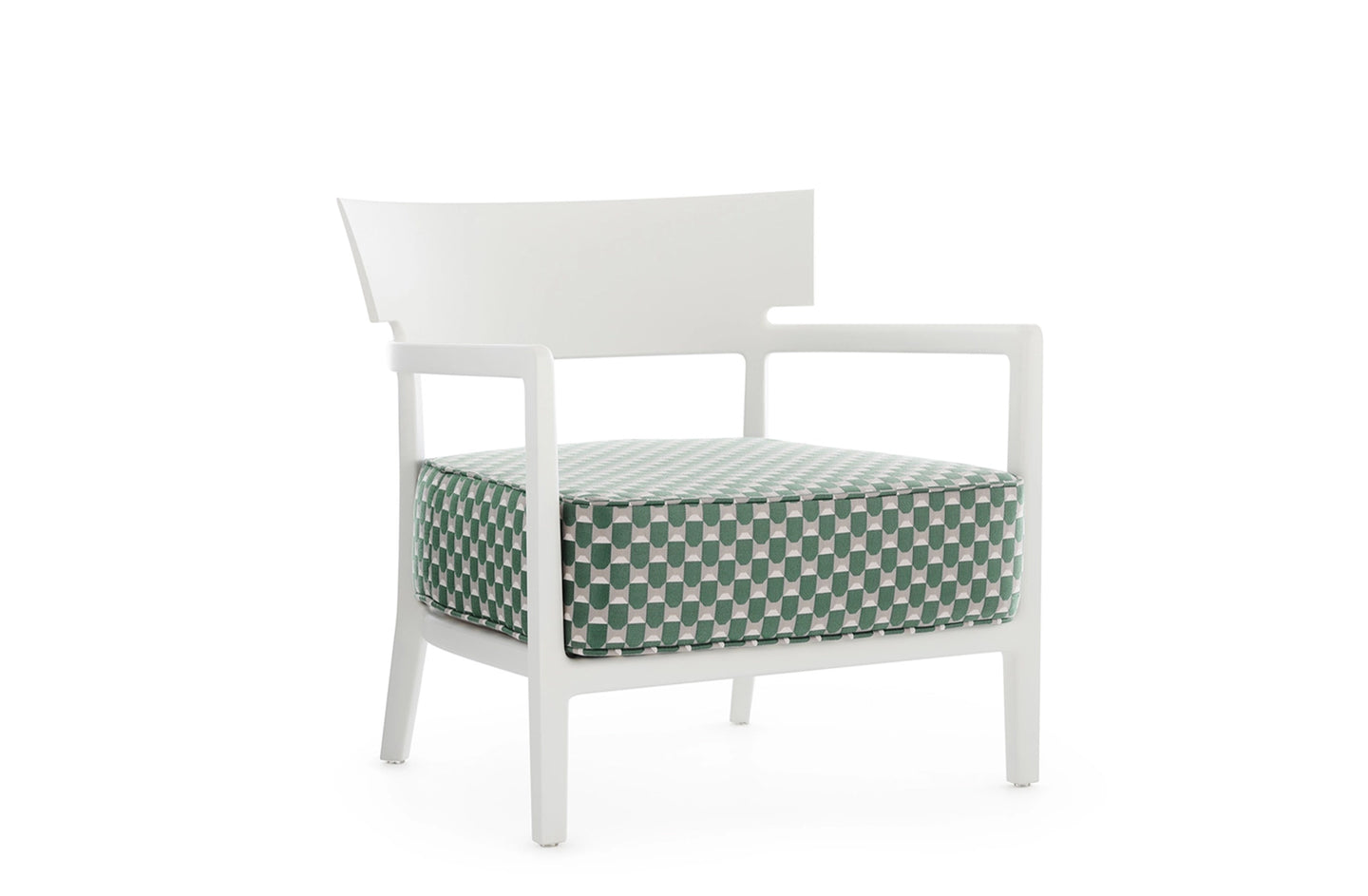 Cara Mat Outdoor Liberty Armchair - Obi Check-Kartell-Space Furniture SG
