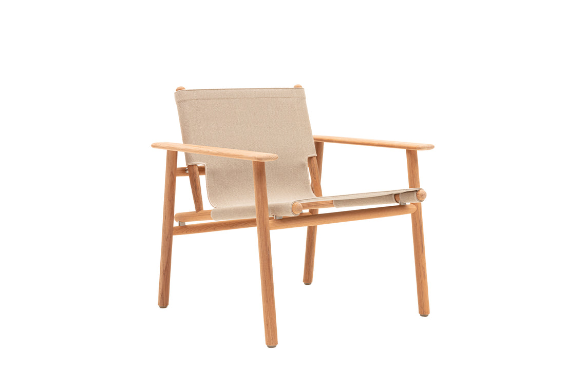 LAGUNA Natural Fabric / Natural Teakwood / Stainless Steel