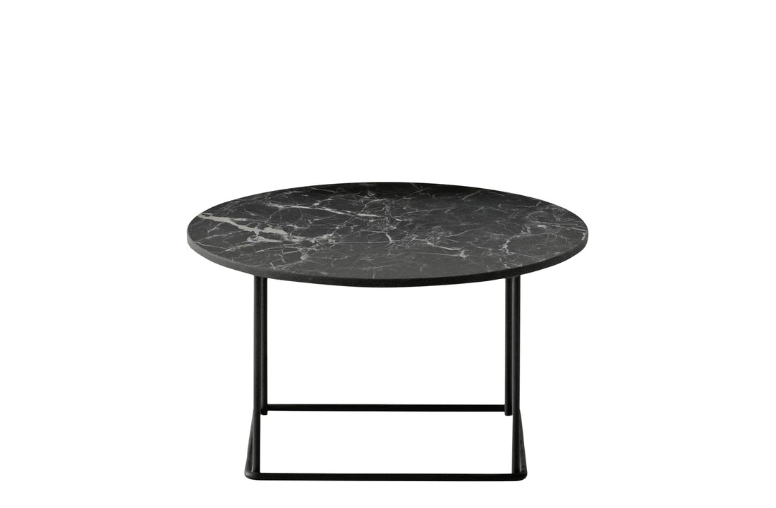 Round 42x24.5 cm / Anthracite Stone Porcelain Stoneware / Anthracite Painted