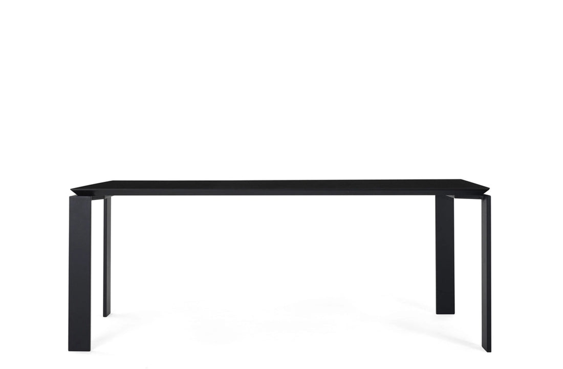 Black Stoneware with Marble Finish/Black